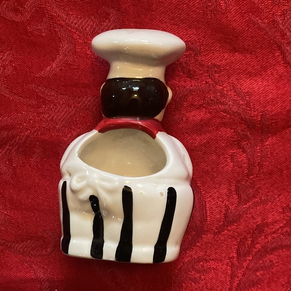 Italian salt and pepper shakers with toothpick holder - Picture 3 of 8